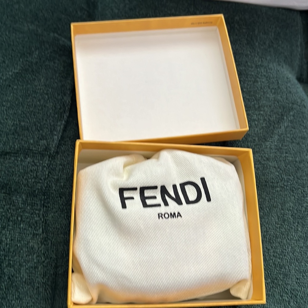 Fendi baguette nano charm - acid green sequins - Picture 3 of 9